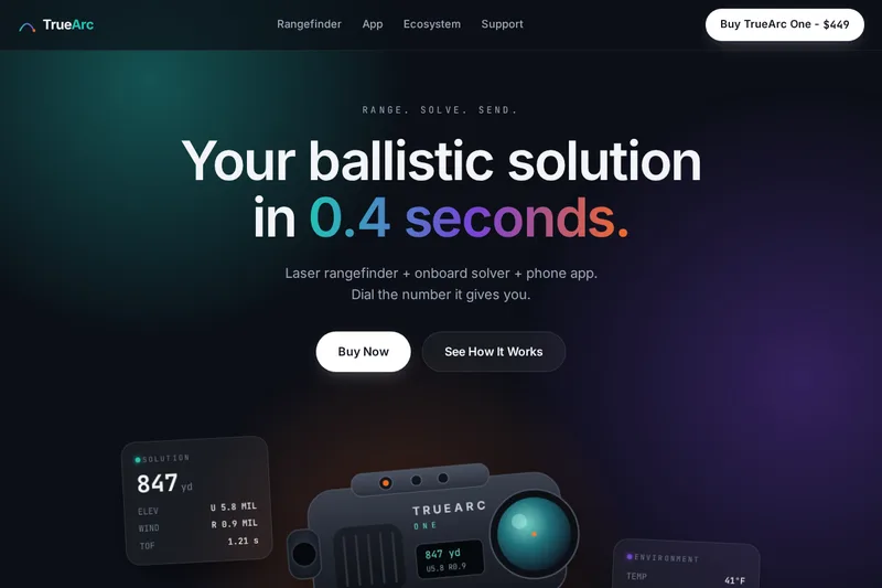 TrueArc Ballistics - screenshot
